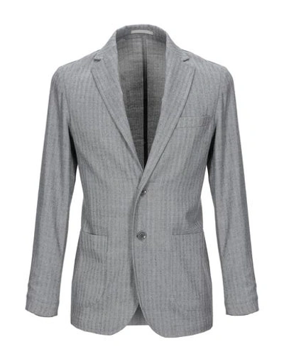 Shop Cruna Suit Jackets In Grey
