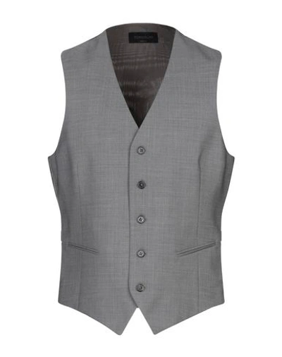 Shop Tombolini Suit Vest In Grey