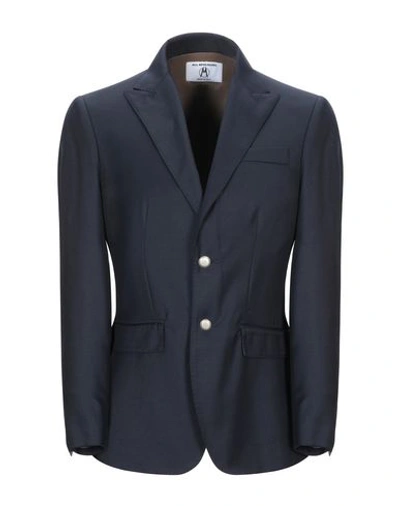 Shop All Apologies Blazer In Dark Blue