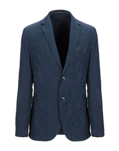 Shop Roda Suit Jackets In Dark Blue