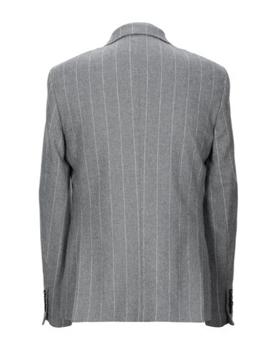 Grey Daniele Alessandrini Suit Jackets In Grey