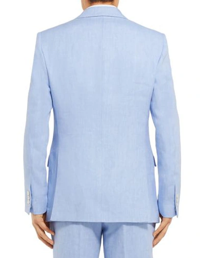 Shop Favourbrook Suit Jackets In Sky Blue