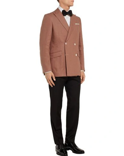 Shop Favourbrook Suit Jackets In Rust