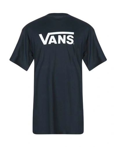 Shop Vans Mn  Classic Man T-shirt Midnight Blue Size L Cotton