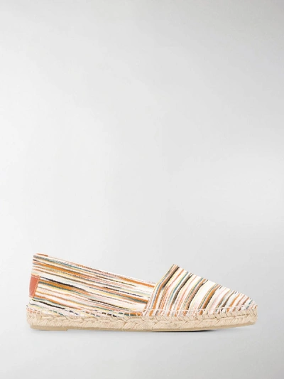 Shop Castaã±er X Missoni Kenda Espadrilles In Neutrals