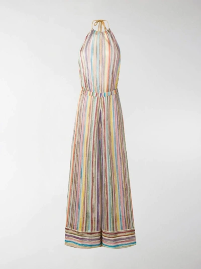 Shop Missoni Patterned Jumpsuit In Neutrals