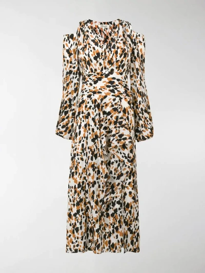 Shop Diane Von Furstenberg Lyra Maxi Dress In White