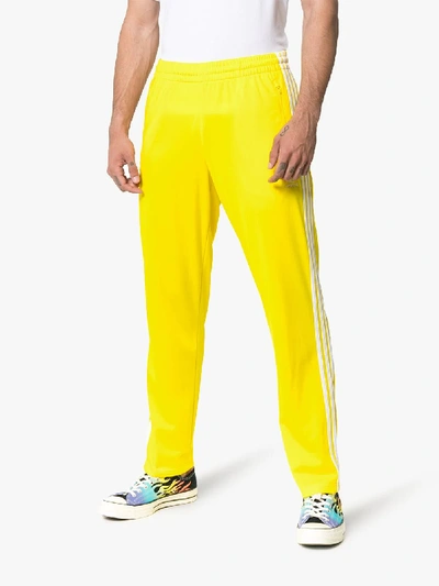 Shop Adidas Originals Adidas 3-stripe Track Pants In Yellow