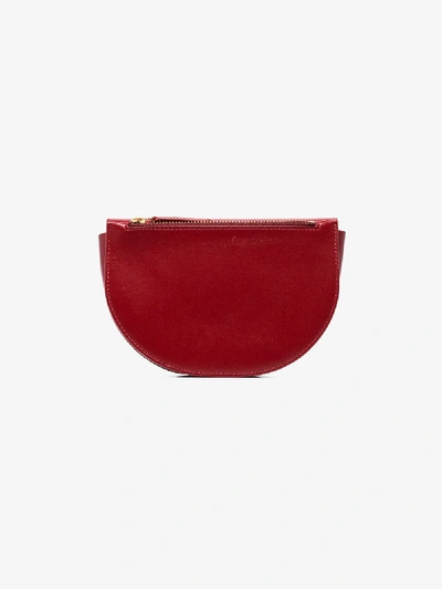 Shop Wandler Red Anna Large Leather Belt Bag