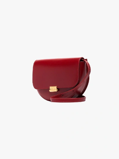 Shop Wandler Red Anna Large Leather Belt Bag