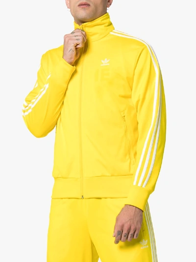 interpersonel opladning Skibform Adidas Originals Adidas Men's Originals Adicolor Firebird Track Jacket In  Yellow | ModeSens