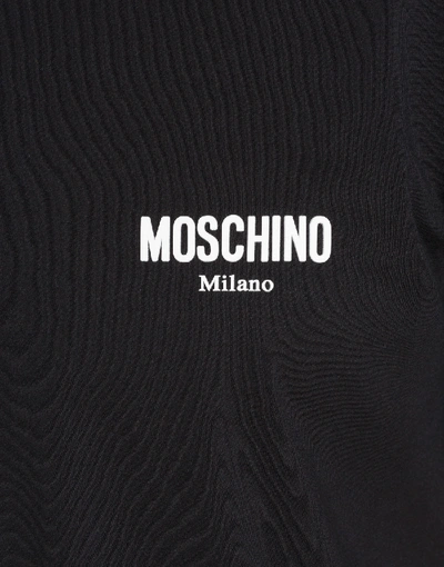 Shop Moschino Jersey T-shirt With Logo In White