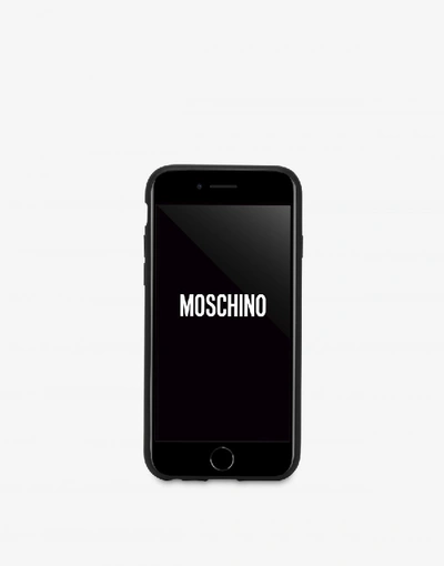 Shop Moschino Cover Iphone 8 Teddy Holiday In Black