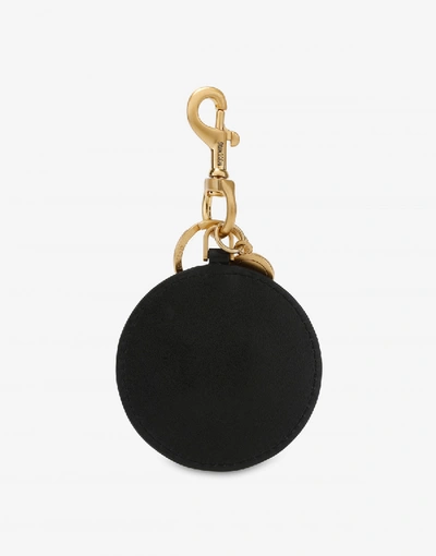 Shop Moschino Keychain  Button In Black