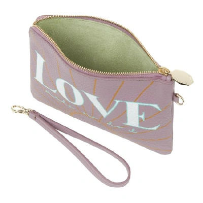 Shop Meli Melo Pouch | "love Made Me Do It" | Mauve