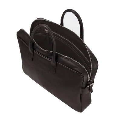 Shop Meli Melo Briefcase In Chocolate Brown Leather For Men