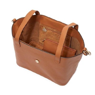 Shop Meli Melo Thela Tan Brown Leather Tote Bag For Women