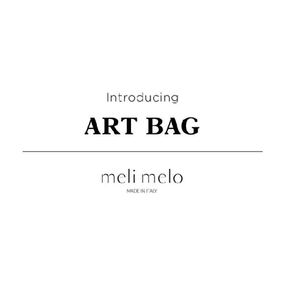 Shop Meli Melo Art Bag  "all I Ever Wanted Is Everything" Olivia Steele Black Leather Bag For Women