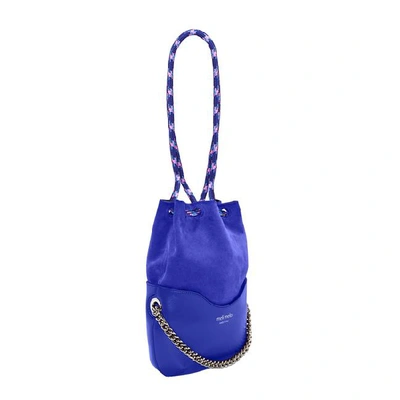 Shop Meli Melo Hetty Majorelle Blue Leather Cross Body Bag For Women