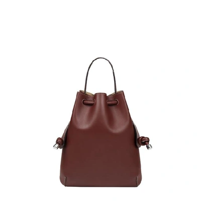 Shop Meli Melo Briony Mini Backpack Argan Brown Leather Bag For Women