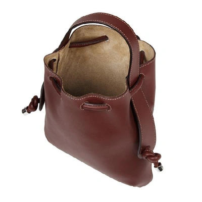 Shop Meli Melo Briony Mini Backpack Argan Brown Leather Bag For Women