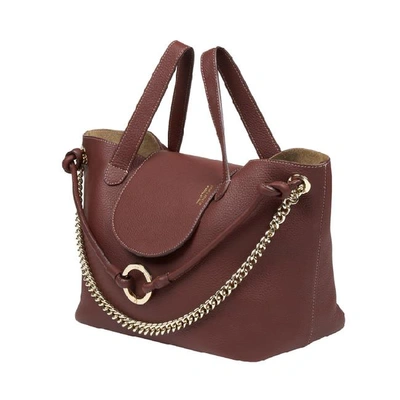 Shop Meli Melo Linked Thela Medium Argan Brown Over The Shoulder Bag For Women