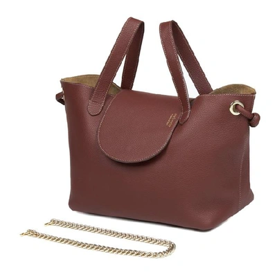 Shop Meli Melo Linked Thela Medium Argan Brown Over The Shoulder Bag For Women