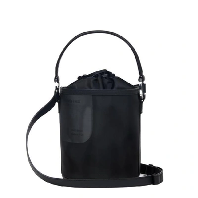 Shop Meli Melo Santina Bucket Bag Black With Black Netting For Women
