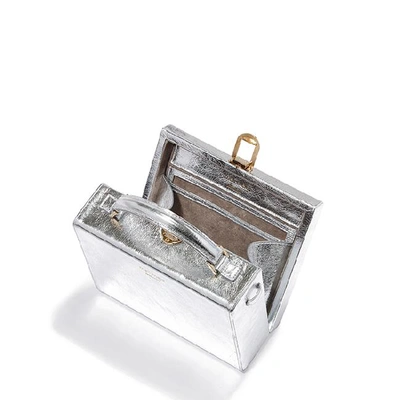 Shop Meli Melo Art Bag  "light The Way" Olivia Steele Silver Bag For Women