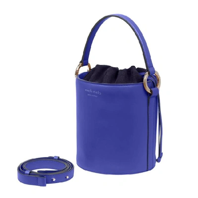 Shop Meli Melo Santina Mini Bucket Bag Majorelle Blue