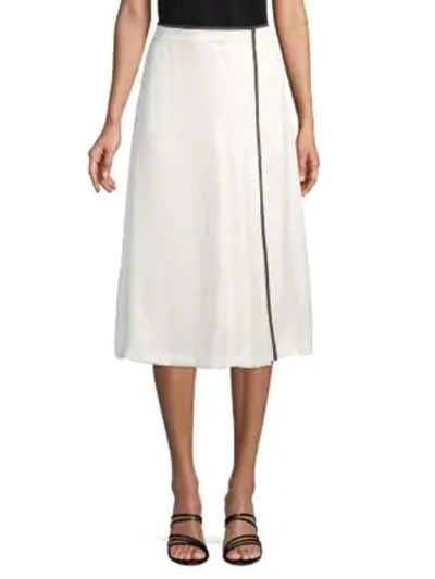 Shop Equipment Contrast A-line Skirt In White