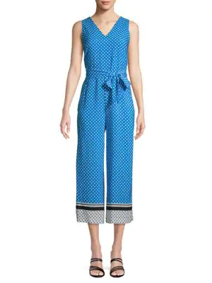karl lagerfeld polka dot jumpsuit