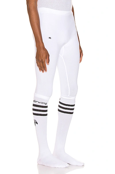 Shop Adidas Originals By Alexander Wang Adidas By Alexander Wang Sock Leggings In White