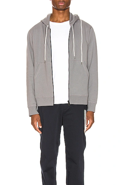 Shop Craig Green Laced Zip Up Hoodie In Grey