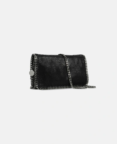 Shop Stella Mccartney Black Falabella Shoulder Bag