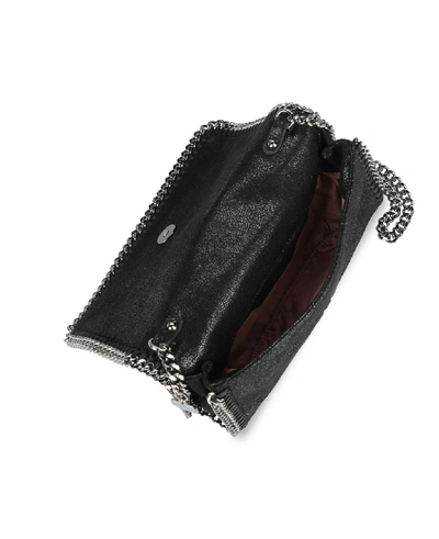 Shop Stella Mccartney Black Falabella Shoulder Bag