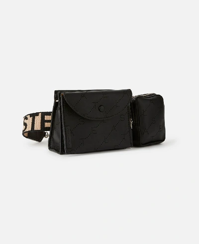 Shop Stella Mccartney Black Monogram Belt Bag