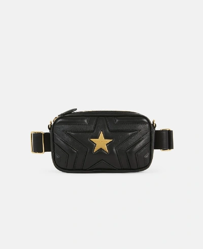 Shop Stella Mccartney Stella Star Belt Bag In Black
