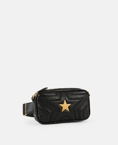 Shop Stella Mccartney Stella Star Belt Bag In Black