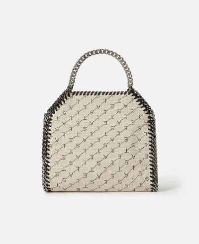 Shop Stella Mccartney Beige Falabella Mini Tote