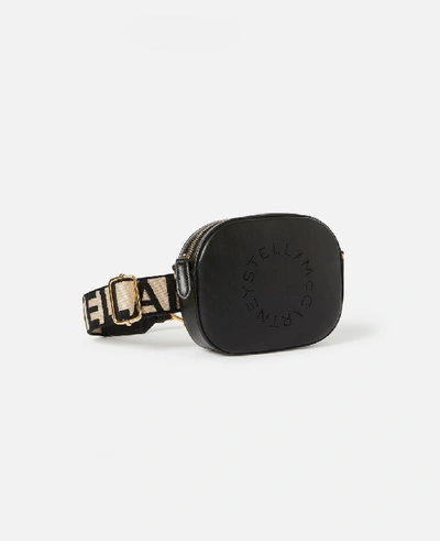 Shop Stella Mccartney Stella Logo Belt Bag In Black