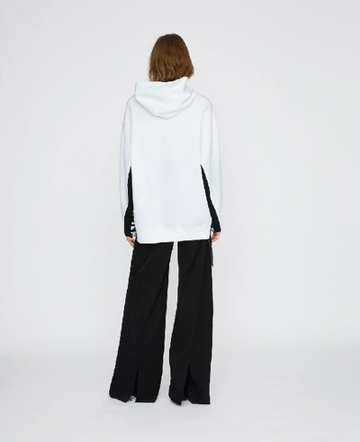 Shop Stella Mccartney White Hooded Jumper