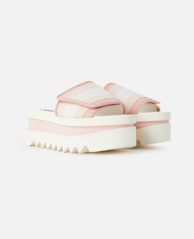 Shop Stella Mccartney Sneak-elyse Slides