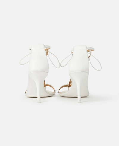 Shop Stella Mccartney White White Heeled Sandals