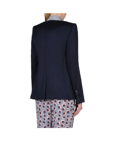 Shop Stella Mccartney Fleur Jacket In Blue Black