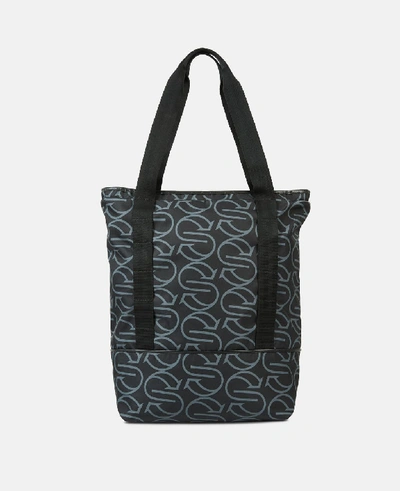 Shop Stella Mccartney Eco Nylon Tote Bag In Black