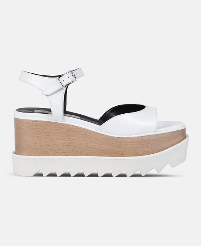 Shop Stella Mccartney White Elyse Sandals