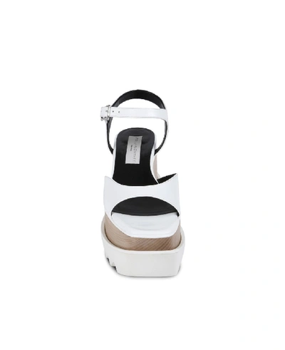 Shop Stella Mccartney White Elyse Sandals