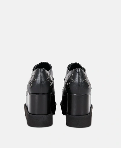 Shop Stella Mccartney Black Studded Elyse Shoes