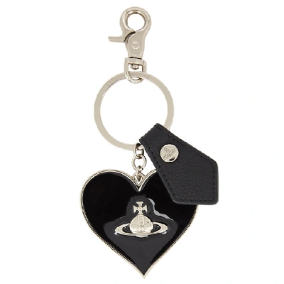 Shop Vivienne Westwood Silver-tone Heart Keyring
